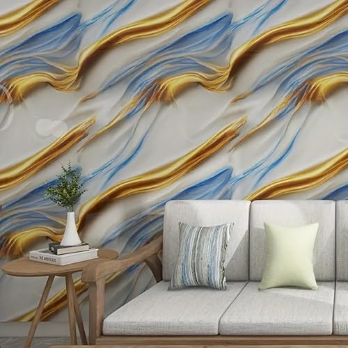 wall love Marble OilProof & Waterproof self-Adhesive Sheet Stickers Big Countertop Cabinet Furniture puja Room Kitchen,Home Sticker Wallpaper 60 x 200cm (New Ocean Gold Wallpaper) - Image 5