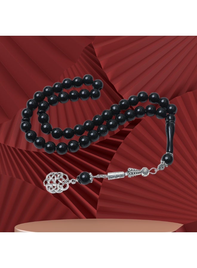 Misbaha Prayer Beads - 45 Pcs Premium Koker Rosary for Muslim Men  Women, Pray Beads, Islamic Tasbih Dhikr(Ideal Gift for Eid/Ramadan)-10mm - Image 2