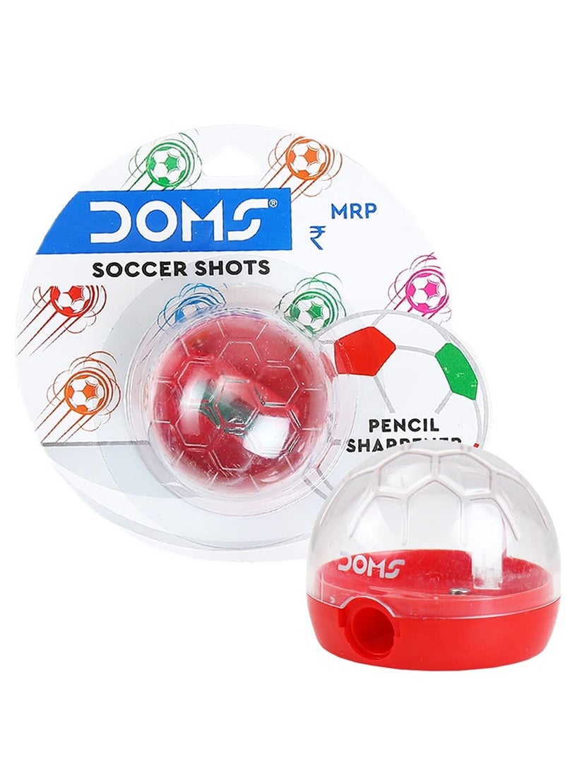 DOMS مبراة أقلام بتصميم كرة القدم بألوان متنوعة - Image 1