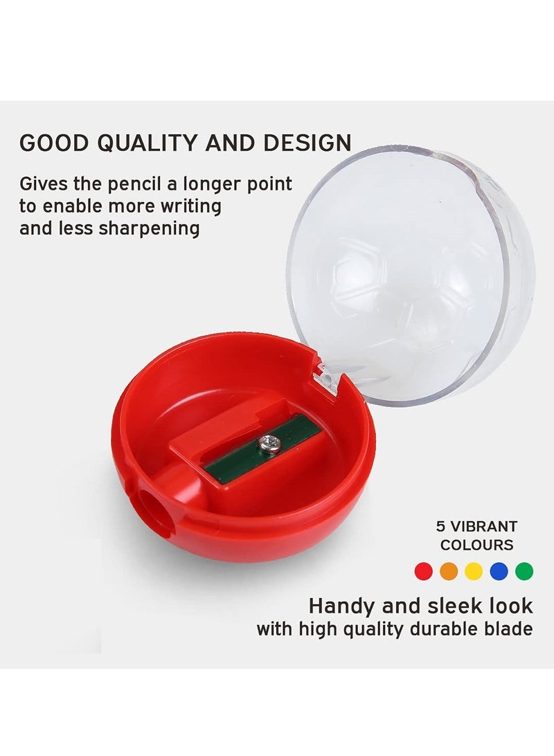 DOMS مبراة أقلام بتصميم كرة القدم بألوان متنوعة - Image 4