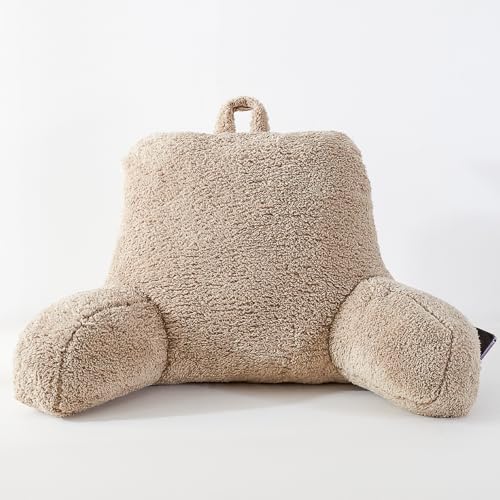 StarAneer Reading Pillow for Sitting in Bed, Back Pillow Reading Pillow with Arms & Back Support, Dorm Room Essential for Girls and Boys Bed Chair Pillow - Image 3