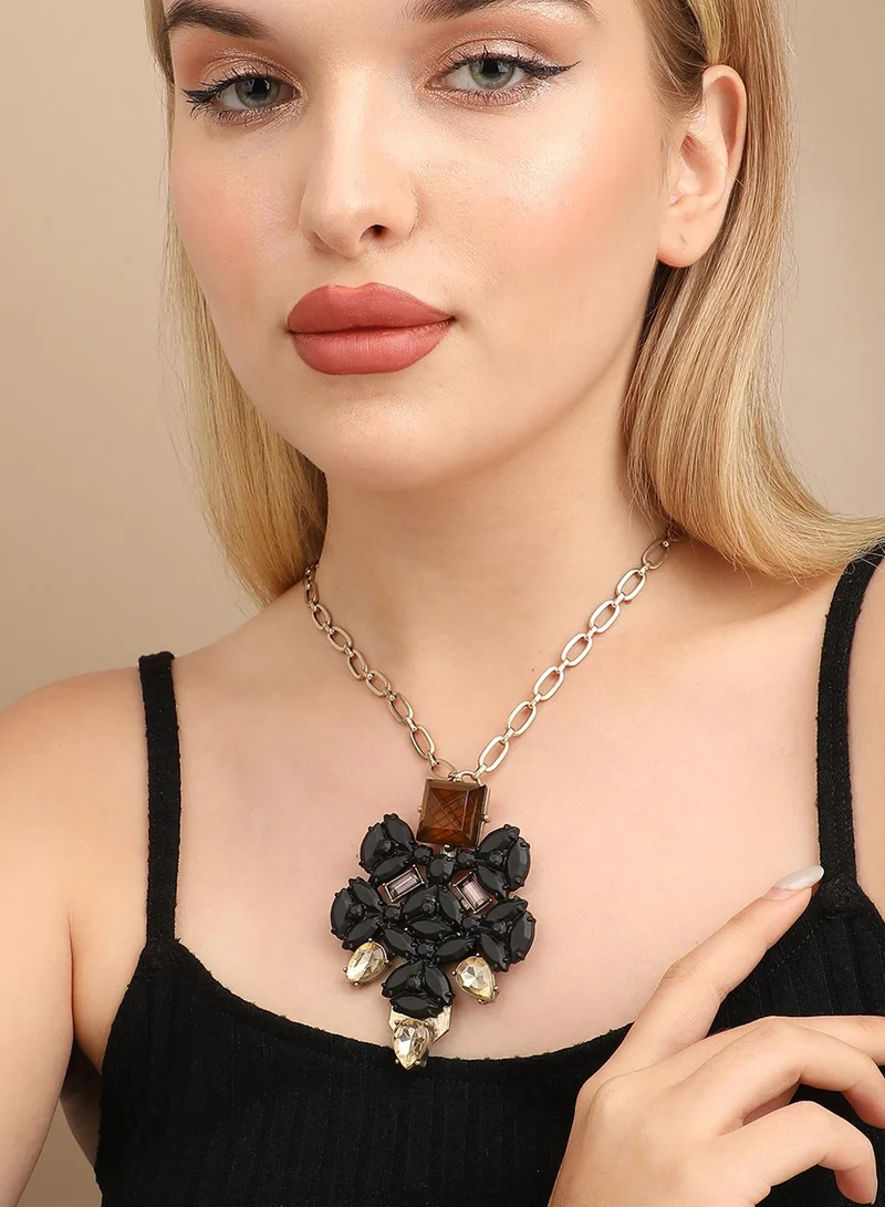 Sohi  Designer Statement Stone Artificial Necklace Jewellery for Women | Best Price UAE