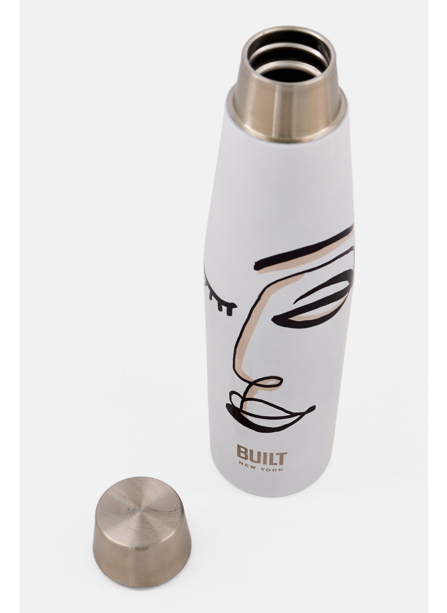 Belle Vie Perfect Seal Water Bottle 540ml, White