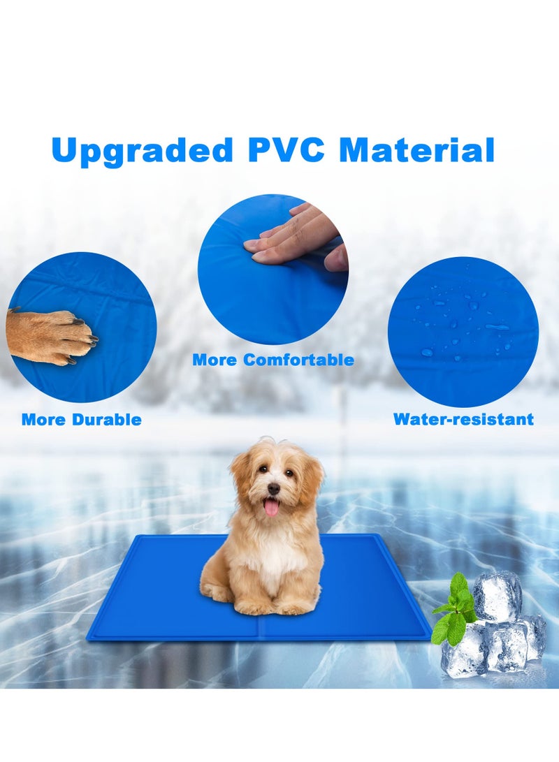 SYOSI Dog Cooling Mat, Durable Pet Cool Mat Non-toxic Gel Self Cooling Pad, Cooling Mat for Dogs Cats Sofas Pets Summer Sleeping, Hot Summer Kennel Mat (Small, 50x40cm) - Image 4