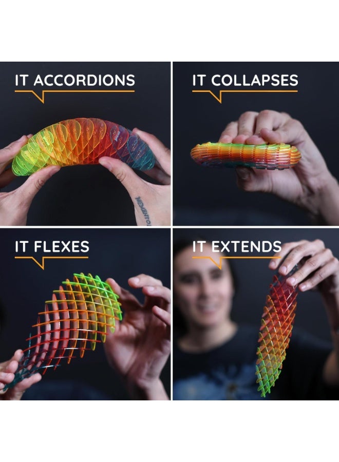 general Morf Fidget Worm Toy - Flexible 3D Sensory Slug Figgy Toy for Kids, Teens, and Adults – Stretchy, Quiet, Stress and Anxiety Relief, Focus - For Play, School, Work Gifts, Great For Classroom and Office - Image 3