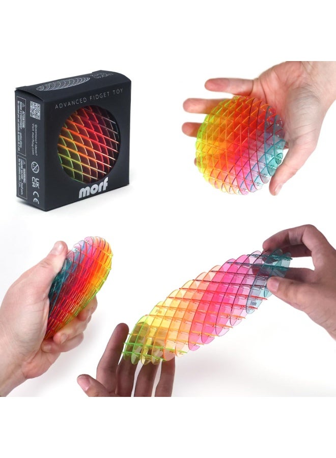 general Morf Fidget Worm Toy - Flexible 3D Sensory Slug Figgy Toy for Kids, Teens, and Adults – Stretchy, Quiet, Stress and Anxiety Relief, Focus - For Play, School, Work Gifts, Great For Classroom and Office - Image 1