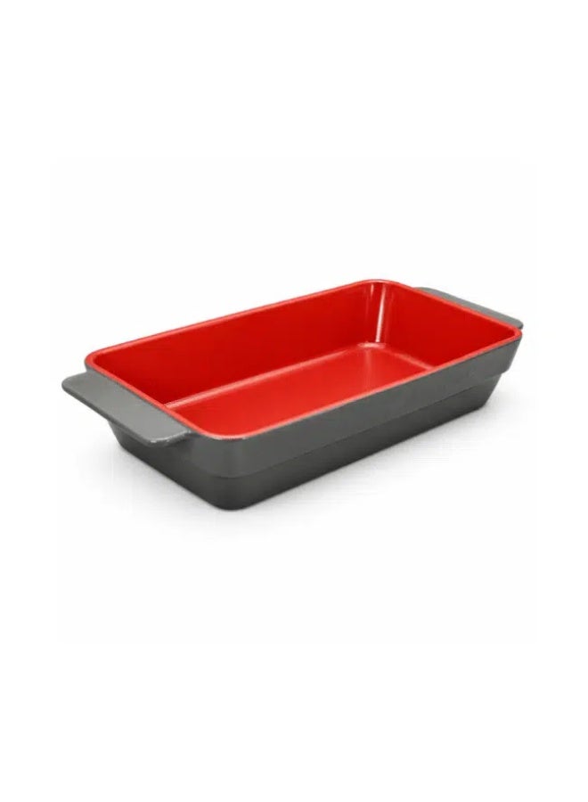 Danny Home Rectangle Porcelain Oven Casserole Dish 35 x 21 x 6.5 cm – Large Ceramic Baking Dish with Handles, Deep Roasting & Lasagna Pan, Oven Safe Bakeware for Kitchen - Image 2