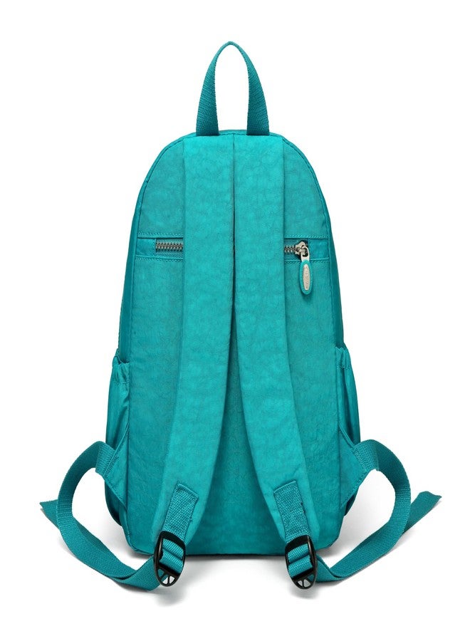 AOTIAN Women's Lightweight Mini Durable Leisure Backpacks for Camping Hiking Backpack for Women and Girls 9 Litres Turquoise - Image 4