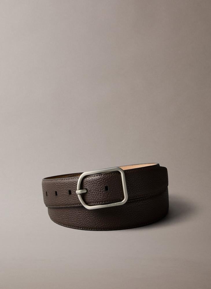 CALVIN KLEIN ROUND BUCKLE allocated hole belt - Image 1
