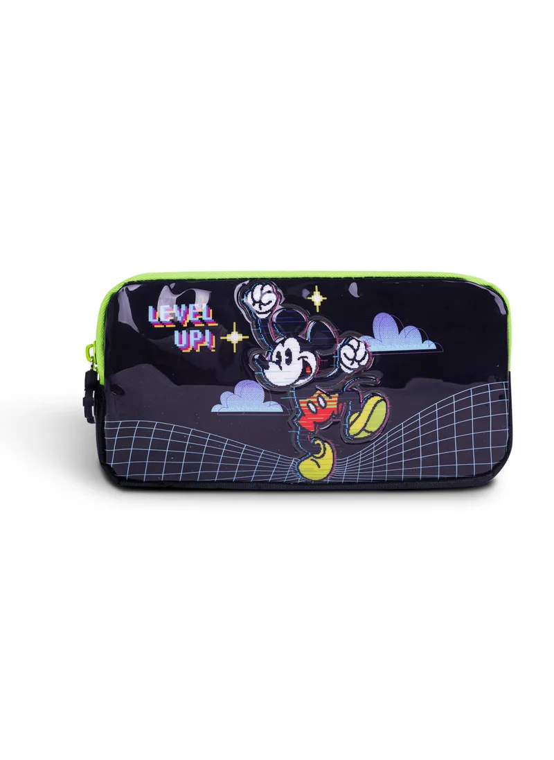 ديزني Disney Mickey Mouse Level-Up Pencil Case 2 Compartment