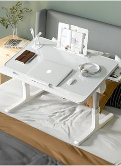 Laptop Desk for Bed Adjustable Laptop Stand for Bed with USB Charge Port Lap Desk Bed Tray Table Foldable Portable Laptop Table for Sofa Floor Desk for Adults