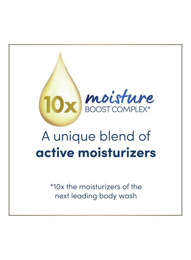 دوف غسول الجسم دوف بودي لوف المنظف بزبدة الاستحمام المرطبة للبشرة الجافة، أكثر نعومة من غسول الجسم، مع حمض الهيالورونيك وزيت المورينجا، 10 أونصة - Image 4