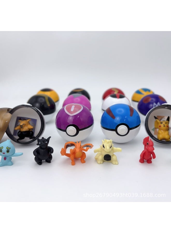 12 Random Boxes Containing Pokémon Balls, Pokémon Figures, Children's Toys, Pokémon Collectibles, and Gifts - Image 4