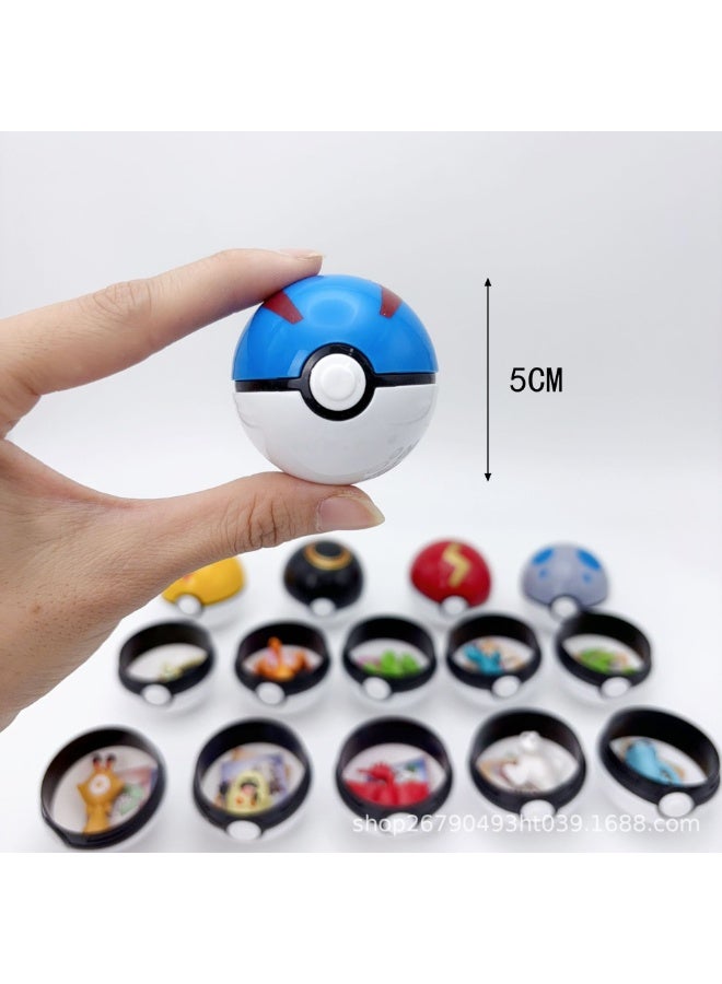 12 Random Boxes Containing Pokémon Balls, Pokémon Figures, Children's Toys, Pokémon Collectibles, and Gifts - Image 3