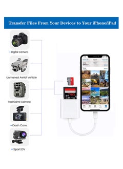 Digipace SD Card Reader for iPhone/iPad, Micro SD Card Reader with Dual Slots Compatible with iPhone  - Image 5