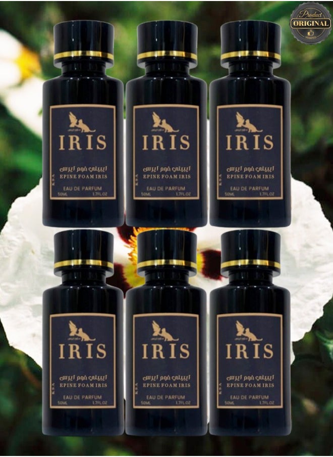 IRIS 6 Pieces Epine Foam Iris Perfume 50ML  - Image 1