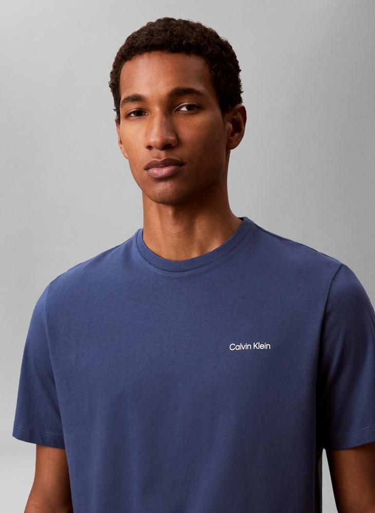 CALVIN KLEIN Logo Crew Neck T-Shirt - Image 3