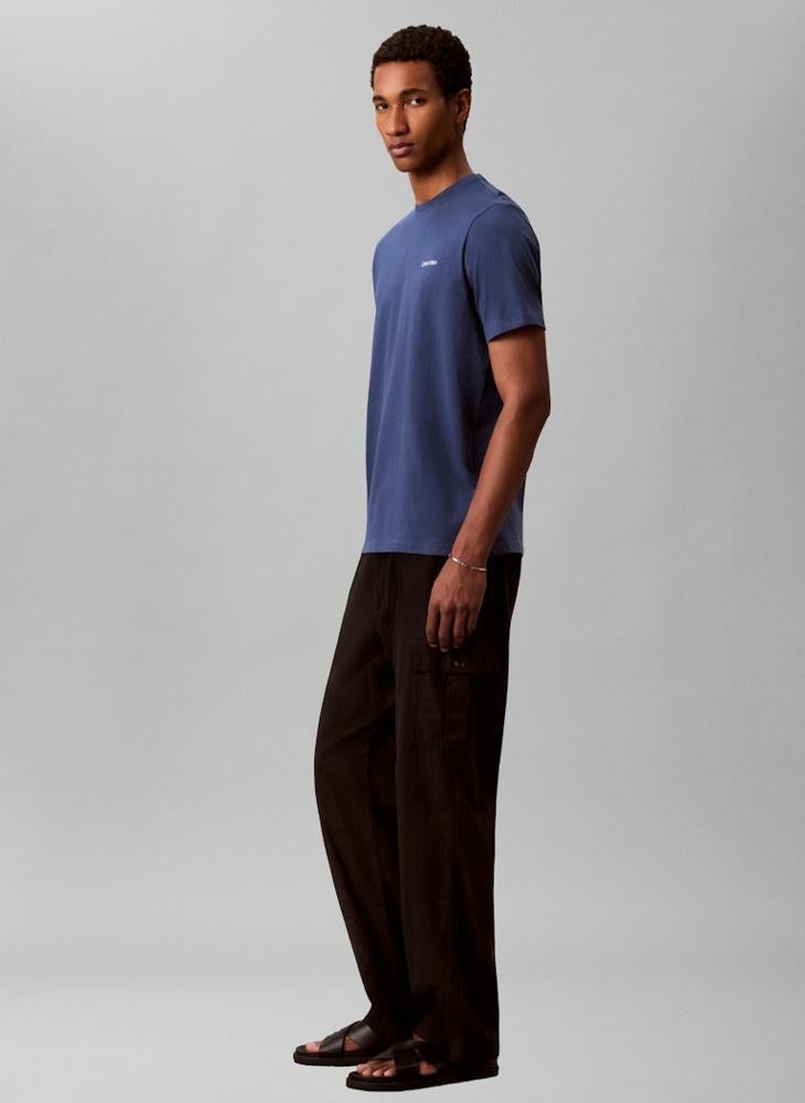 CALVIN KLEIN Logo Crew Neck T-Shirt - Image 4