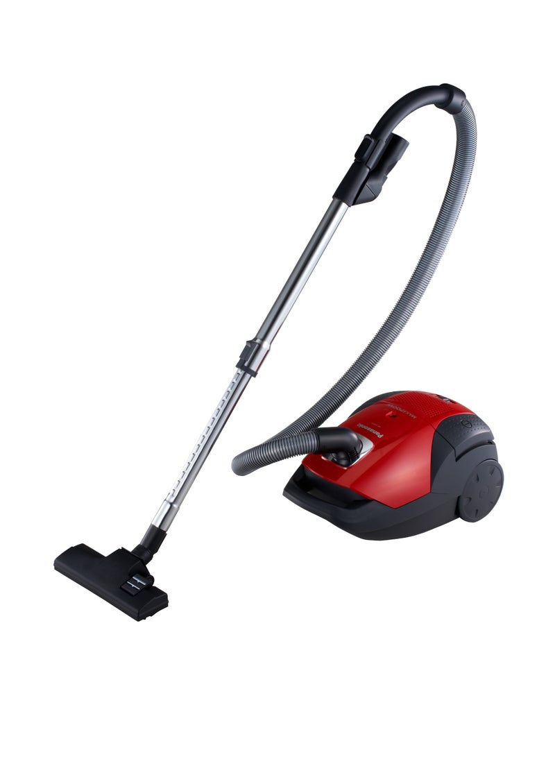 باناسونيك panasonic MC-CG525R-1700 Watt - bag capacity 4 L - AntiBacteria Filter 1700 W 525 Red - Image 2