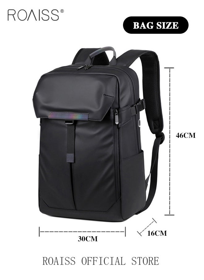 roaiss - Unisex Multi Functional Backpack, Water Repellent Film, Light Business Style Backpack, Large Capacity, Scientifically Compartmentalized Backpack, Short Distance Travel Backpack, Luggage Bag - Image 1
