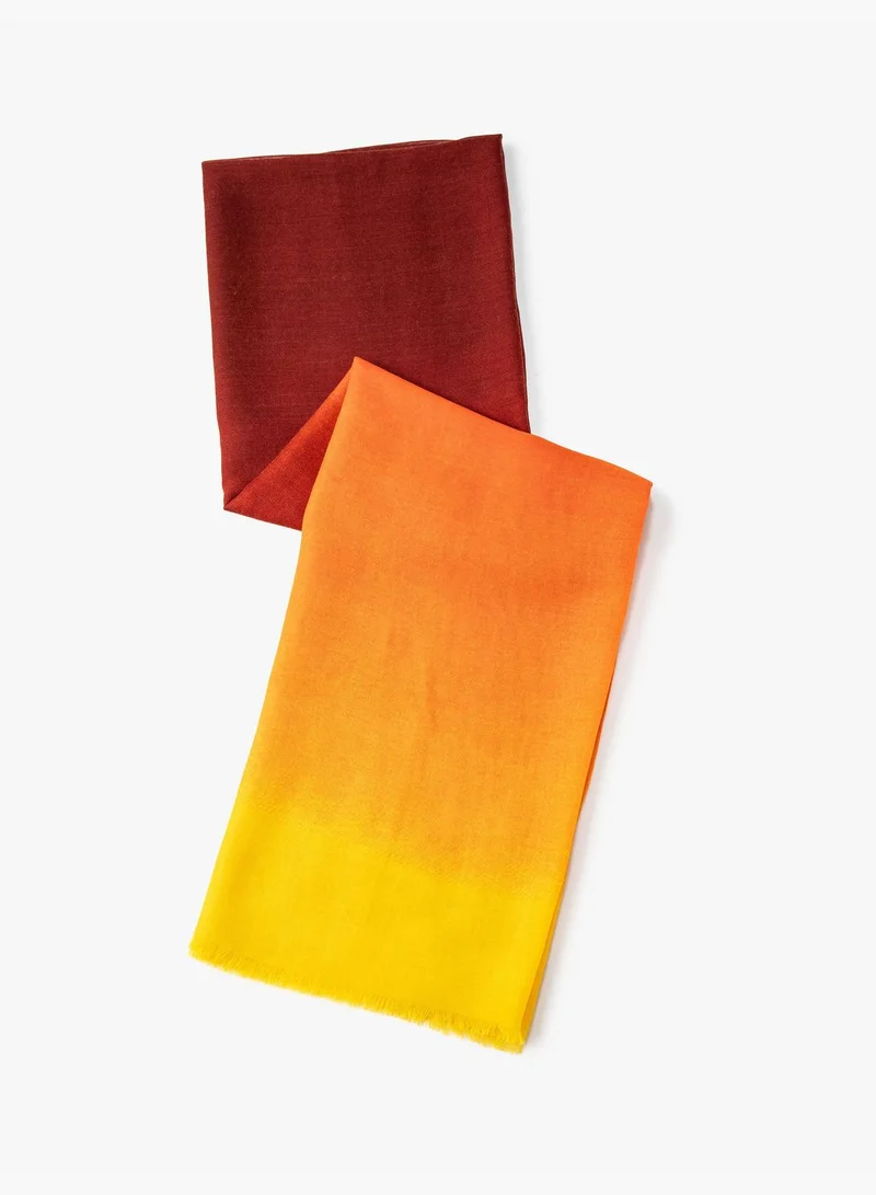 KOTON Shawl Soft Textured Multicolor