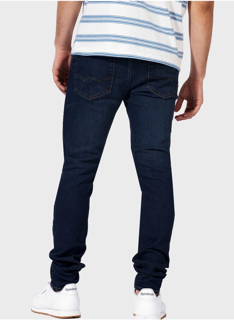 American Eagle - Mid Wash Skinny Fit Jeans - Image 1