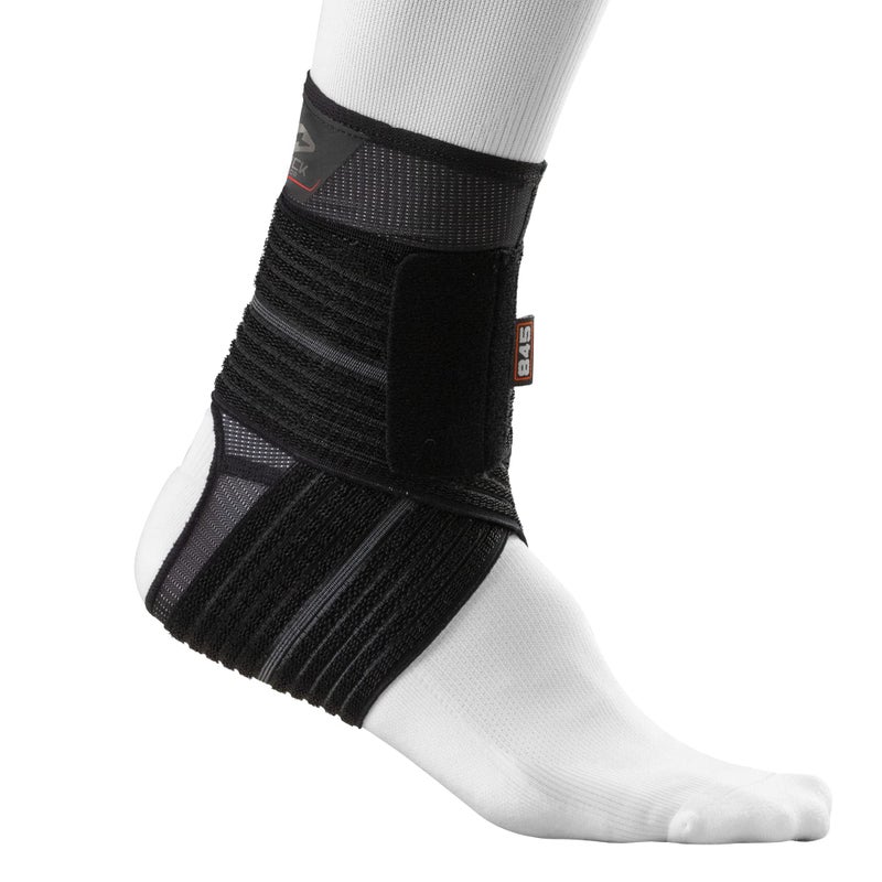 Shock Doctor Ankle Sleeve with Compression Wrap Support (Black, Large) - Image 1