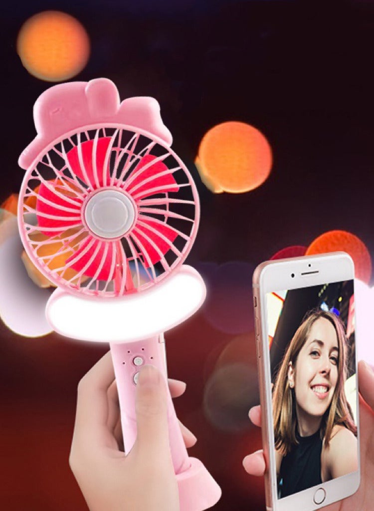 Handheld small fan mini portable portable charging silent desktop fan - Image 2