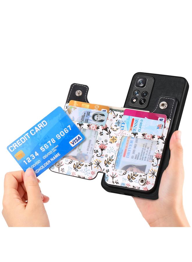 S-TOP Case For Redmi 9C Retro Painted Zipper Wallet Back Phone Case - Image 4