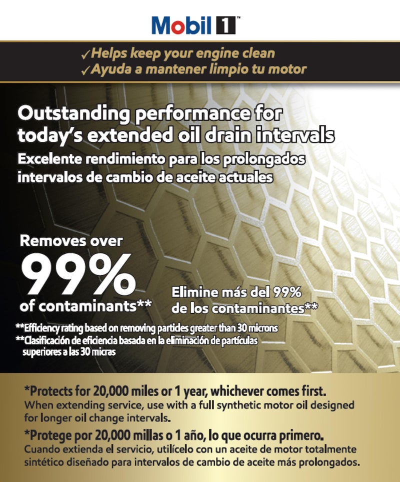 Mobil 1 M1-113A Extended Performance Spin On Oil Filter - (Pack of 2) - Image 3