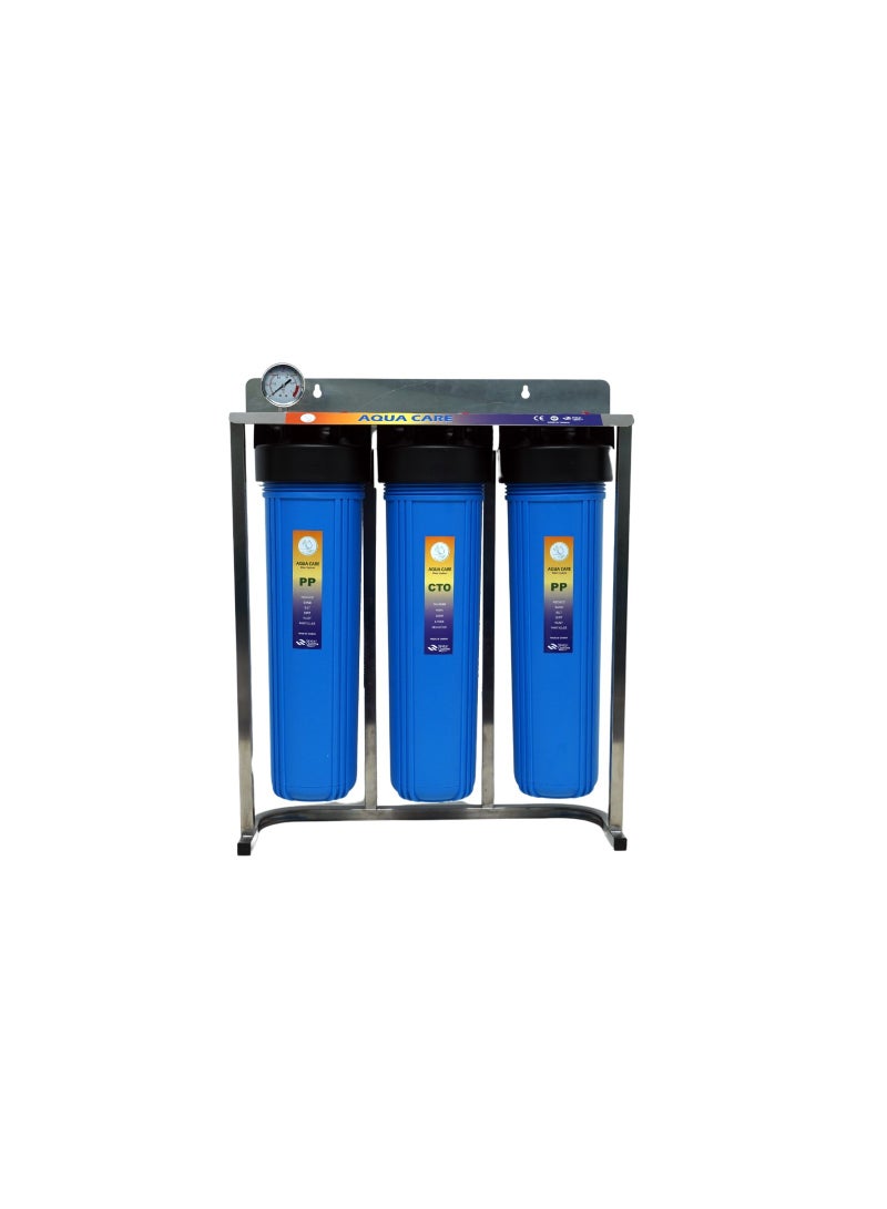 Aquacare Aqua Care Heavy Duty 3 Stage Jumbo Water Filter System for Villas, Homes and Commercial Applications - Image 5