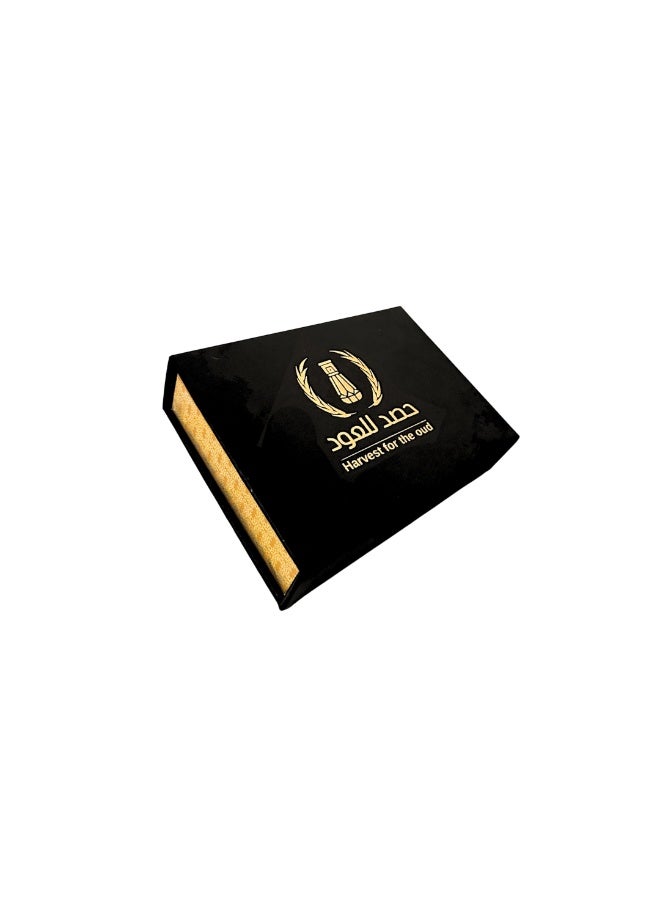 HASD-OUD Al-Shumookh Gifting Box | Luxury Black Leather Gift Box | Oud Maroki Ounce | Quarter Tola Oud Oil Blend - Image 3