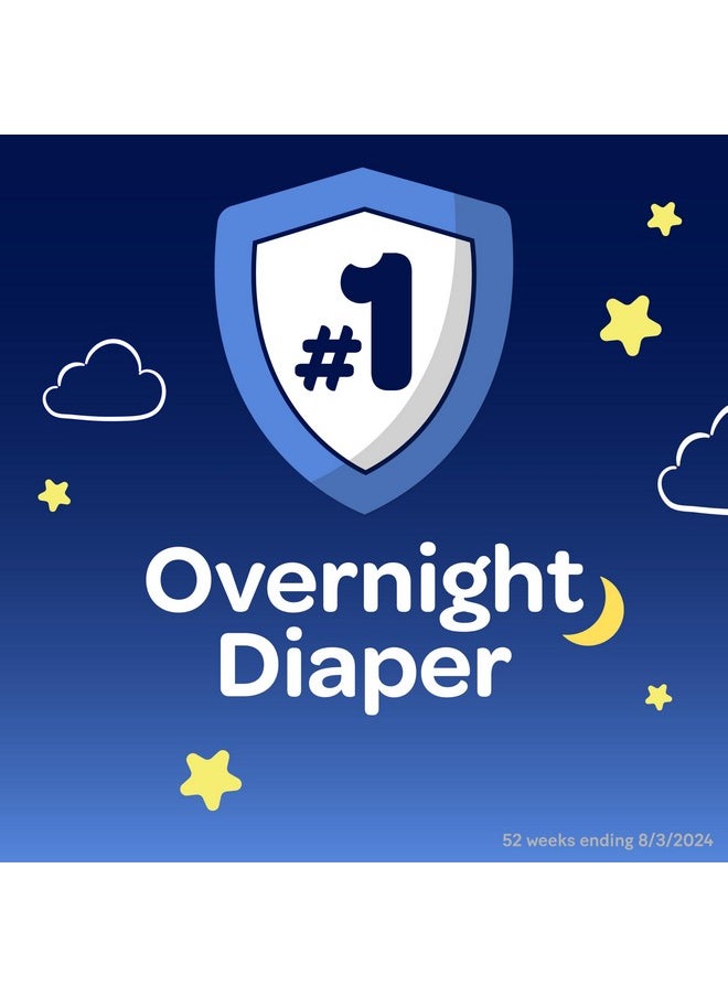 Huggies - Size 3 Overnites Baby Diapers: Overnight Diapers, Size 3 (16-28 Lbs), 58 Ct - Image 1