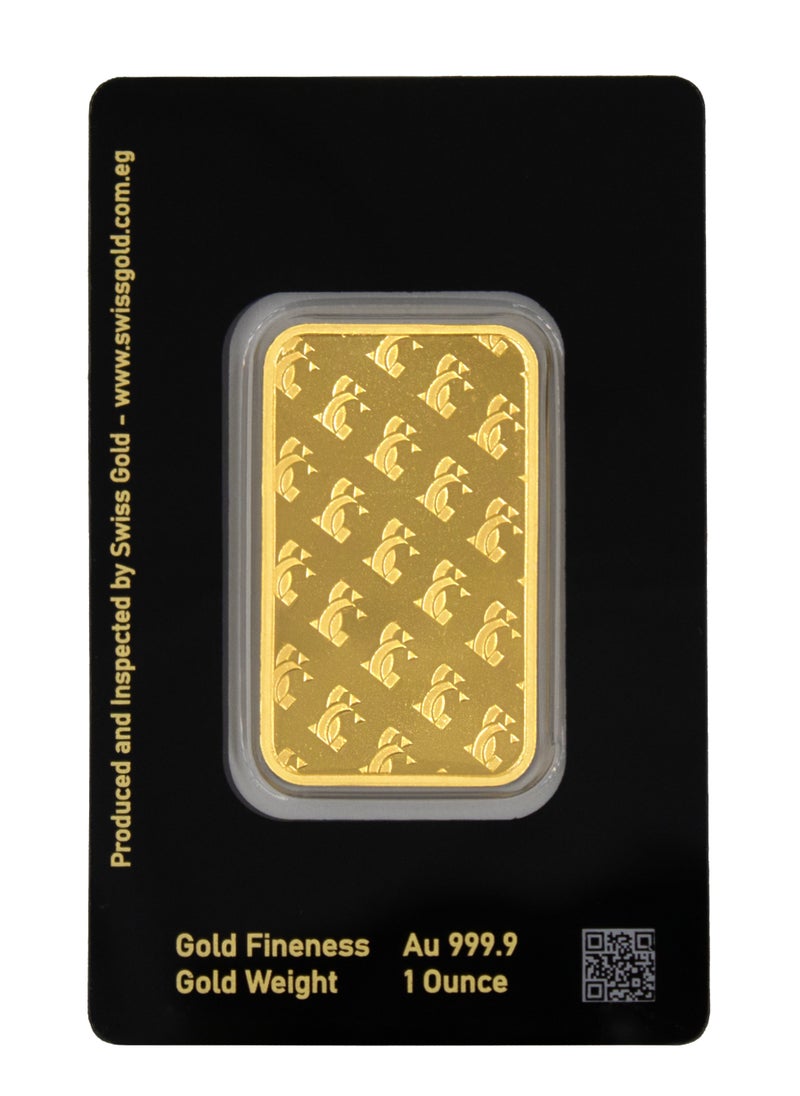 Swiss gold - 999.9 SwissGold Minted Bar 24KT - 1 Ounce - Image 1