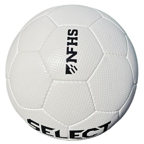 Select كرة القدم SELECT رقم 10، بيضاء بالكامل NFHS V25، مقاس 5 - Image 3