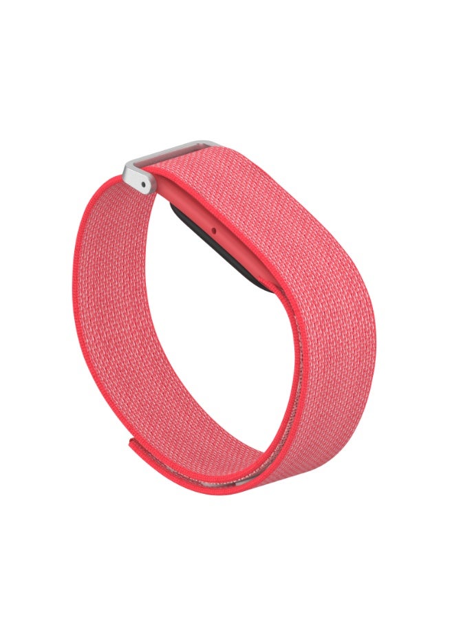 1 طابق سرداب طقم 4 أساور نايلون متوافقة مع Google Fitbit Air، أحزمة بديلة مع إطار حماية TPU، مجموعة بأربعة ألوان، أسود وأبيض وأحمر وأزرق - Image 4