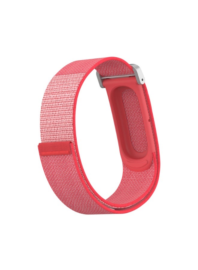1 طابق سرداب طقم 4 أساور نايلون متوافقة مع Google Fitbit Air، أحزمة بديلة مع إطار حماية TPU، مجموعة بأربعة ألوان، أسود وأبيض وأحمر وأزرق - Image 5
