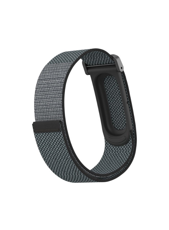 1 طابق سرداب طقم 4 أساور نايلون متوافقة مع Google Fitbit Air، أحزمة بديلة مع إطار حماية TPU، مجموعة بأربعة ألوان، أسود وأبيض وأحمر وأزرق - Image 3