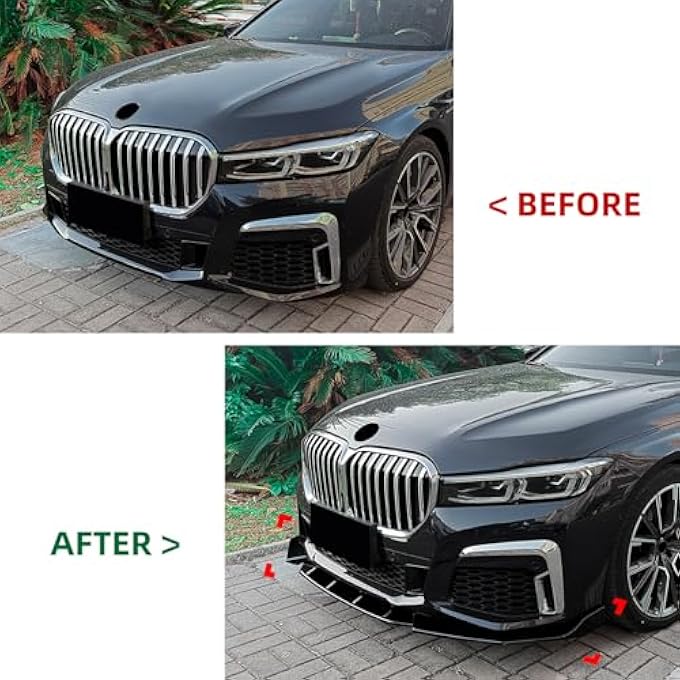 AUSMILA شفاط مقدمة السيارة لبي إم دبليو 7 سيريس G11 G12 LCI M سبورت 2019-2022 - Image 4