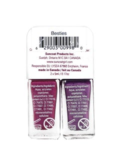 Suncoat Girl SuncoatGirl, Besties Nail Polish Duo Set, Violet & Deep Purple, 2 Piece Set  - Image 2