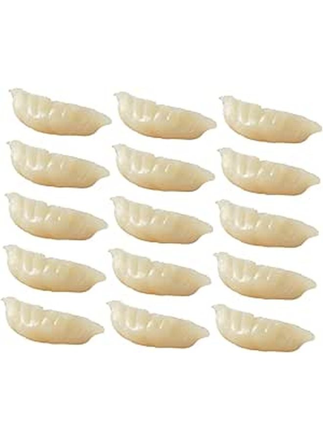 15Pcs Realistic Artificial Dumpling Models Kitchen Decor Photography Props - Image 1
