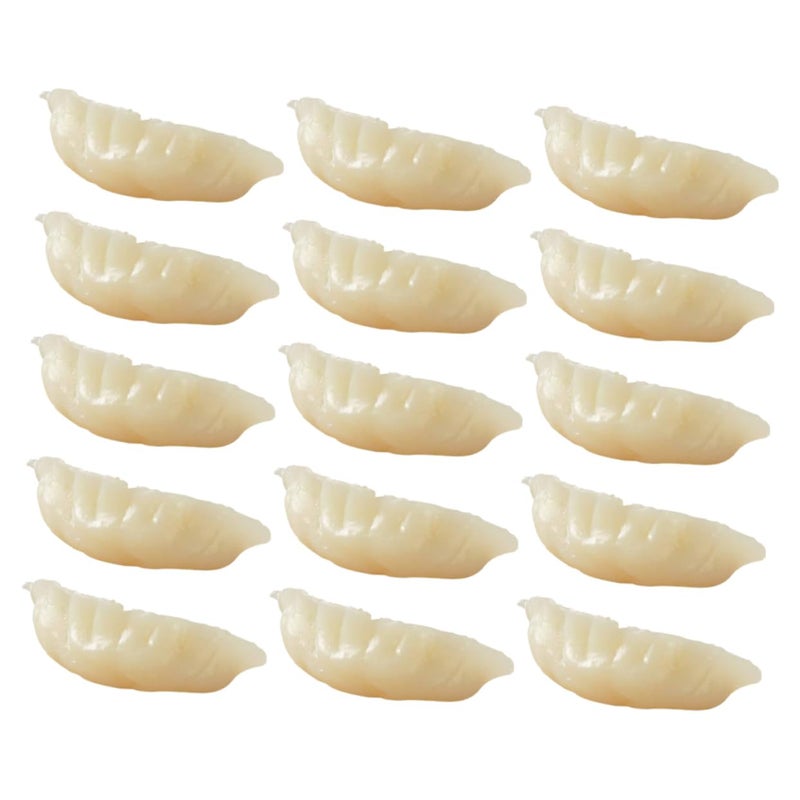 15Pcs Realistic Artificial Dumpling Models Kitchen Decor Photography Props - Image 2