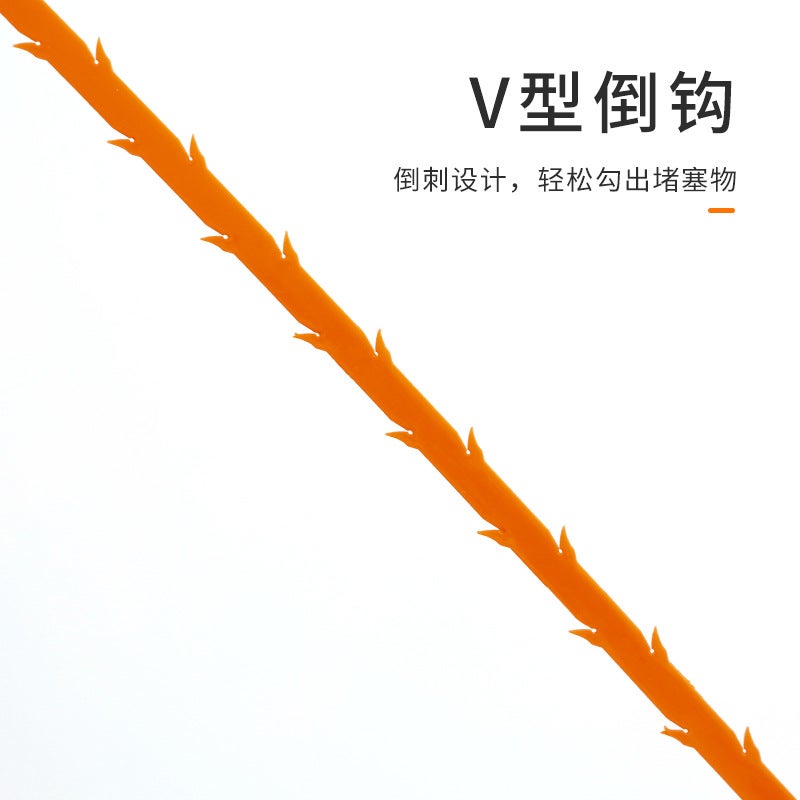 Japanese Pipe Dredger Sewer Hair Cleaner Face Washing Pool Cleaning Brush Water Pipe Tool - Image 4