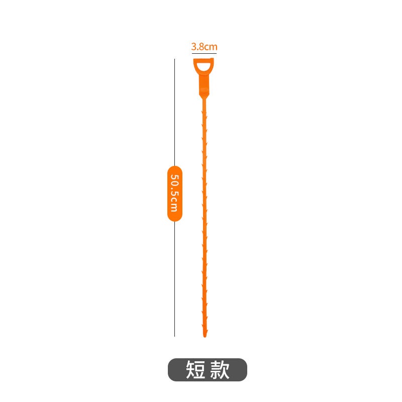 Japanese Pipe Dredger Sewer Hair Cleaner Face Washing Pool Cleaning Brush Water Pipe Tool - Image 1