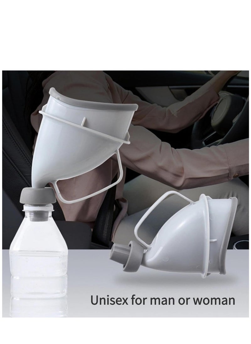 KASTWAVE - Portable Unisex Emergency Urination Device  2 Pcs Travel Friendly Pee Bottle with Tube and Handle Ideal Urinal Funnel for Men and Women Perfect for Outdoor Adventures and Camping - Image 1