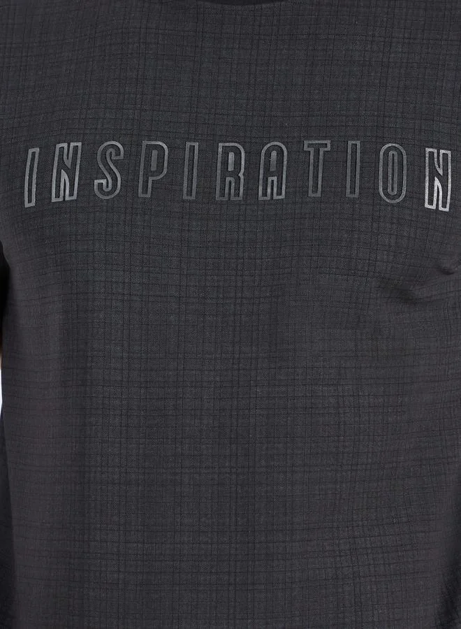 فورت كولينز Slogan Placement Print Crew Neck T-Shirt by Styli