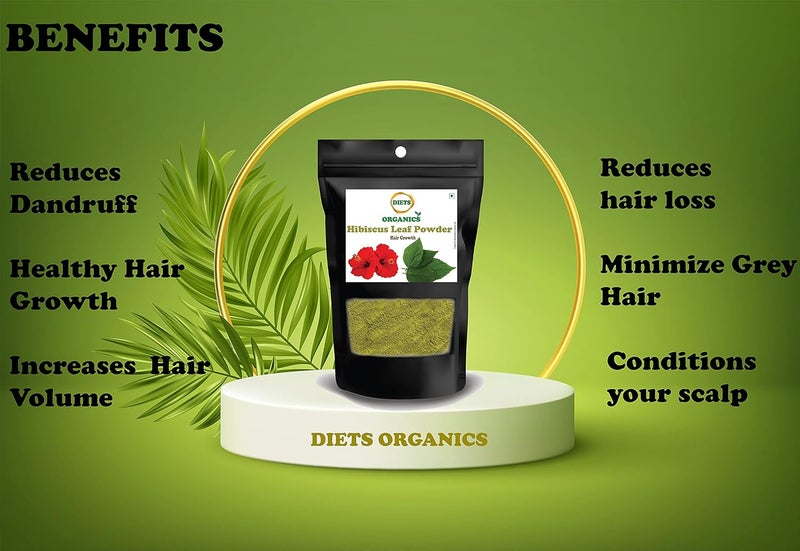 DIETS ORGANICS DIETS ORGANICS Hibiscus leaf powder for hair care200G  - Image 2