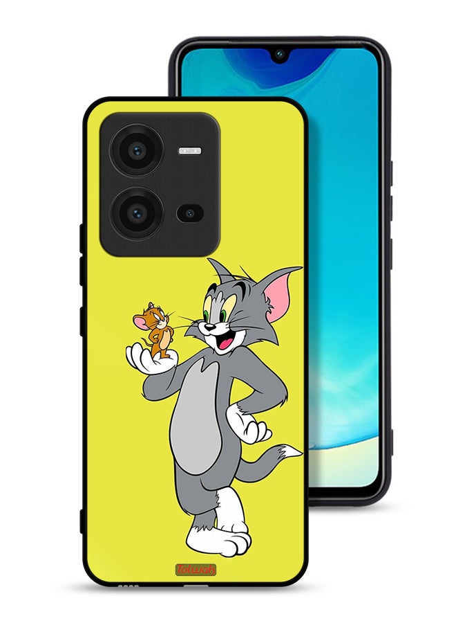 Tolwak Vivo V25 5G Protective Case Cover Tom And Jerry - Image 1