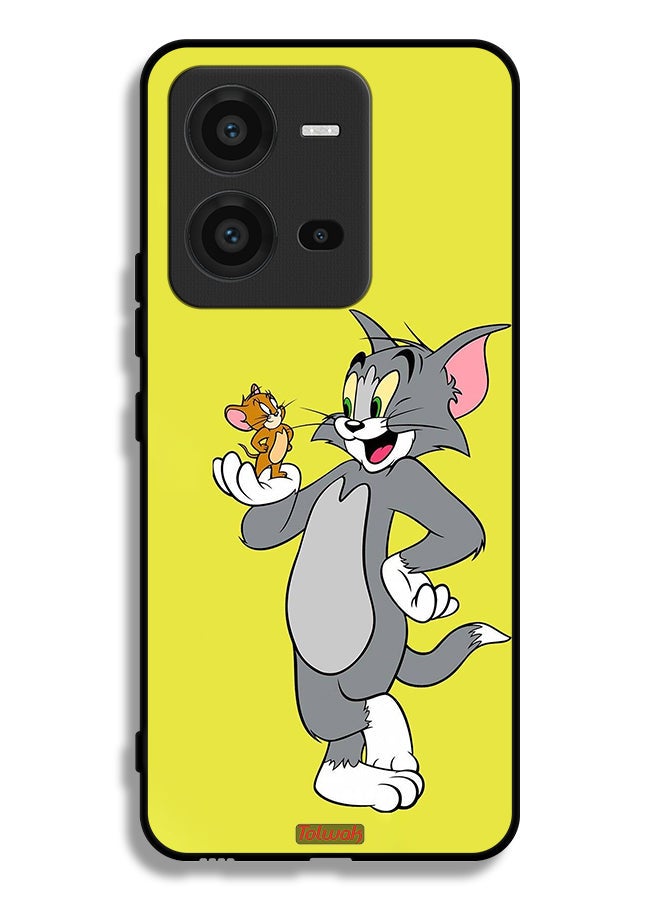 Tolwak Vivo V25 5G Protective Case Cover Tom And Jerry - Image 2
