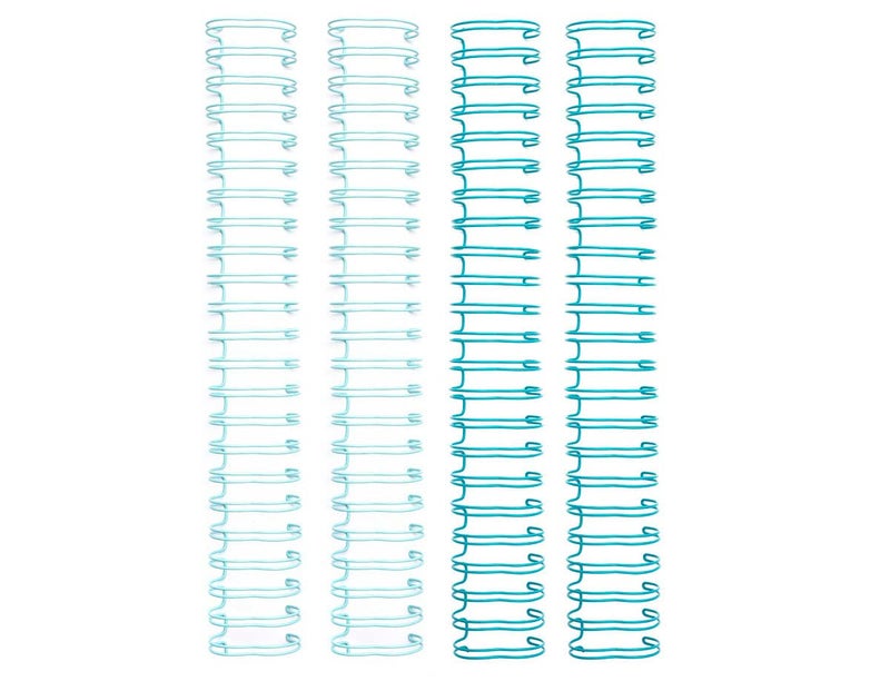 We R Memory Keepers Cinch Wire 1 InchBlues 4 Piece Combs Spines Binding System Bind Books Journals And More Create Metal Coil Inspire Office Home School Supplies Products Polished Decorate